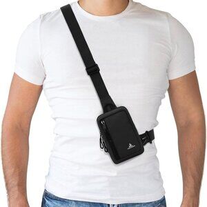 Small Crossbody Bag for Men Women Mini Sling Bag Travel Running Phone Daypack Cr